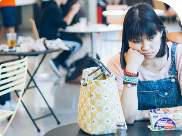 Woman suffering from Depression